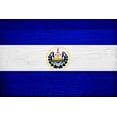 thumbnail image 2 of Art.com El Salvador Flag Design with Wood Patterning - Flags of the World Series Art Print by Philippe Hugonnard, 18" x 12", 2 of 4