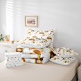 thumbnail image 6 of Homewish Kids Cartoon Cow Sheep Chicken 7-Piece Queen Bedding Set - Farmhouse Truck, 6 of 8