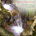 thumbnail image 4 of Alpine Corporation 4-Tier Tree Trunk Arch Water Fountain with LED Lights, 4 of 11