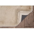 thumbnail image 4 of Linon Maven Faux Rabbit Sand 3' X 5' Rectangle Area Rug RUGFR0135, 4 of 6