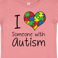 thumbnail image 4 of Inktastic I Heart Someone with Autism Boys or Girls Baby T-Shirt, 4 of 5