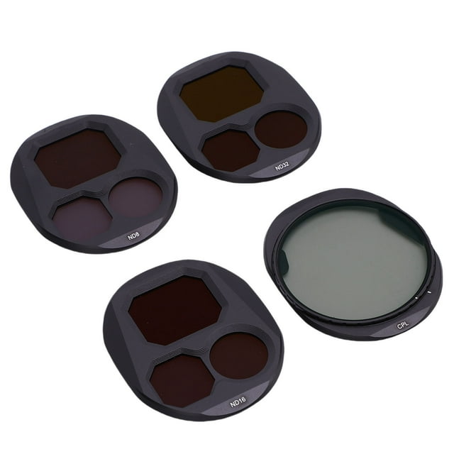 CPL ND8 ND16 ND32 Filter Set, Optical Glass High Transparency Drone Lens Filter Set Multi Layer Coating for Aerial Photography