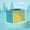 Blue Yellow, variant on Foldable Portable Travel Potty for Toddlers, Compact Emergency Potty Training Toilet for Baby Boys & Girls, Light‑Weight Kids Pot for Car, Camping, Indoor & Outdoor Travel Activities