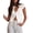 White, variant on Women'S Short Sleeve Summer Tops 2025 Ribbed Knit Button Down Tight Tees Shirts Going Out Y2K Clothes White S