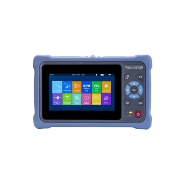 Smart Mini OTDR Fiber Optic Reflectometer With 10 Functions 26dB VFL OPM OLS Event Map RJ45 Cable Tester OTDR