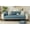 Blue, variant on Herringbone Chenille Fabric Furniture Protector Sofa Cover
