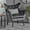 Grey VLTGRY, variant on Ergonomic Cross Legged Office Chair for Adults - Multi-Position Swivel Meditation ADHD Desk Chair with Back Support and Rolling Base, Grey Faux Fur