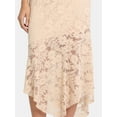 thumbnail image 5 of Madden NYC Women's Asymmetric Lace Midi Skirt, Sizes XXS-XXL, 5 of 6