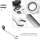 thumbnail image 5 of Llave de trinquete flexible reversible de 17 mm Combinación de llave de llave de doble cabezal de llave de llave de doble cabezal 17 mm, 5 of 6
