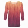 thumbnail image 4 of KPOPLK Womens Tops 3/4 Length Sleeve T Shirts Dressy Casual Button Down Blouses Spring Fall Clothes(M,b209-Hot Pink), 4 of 5