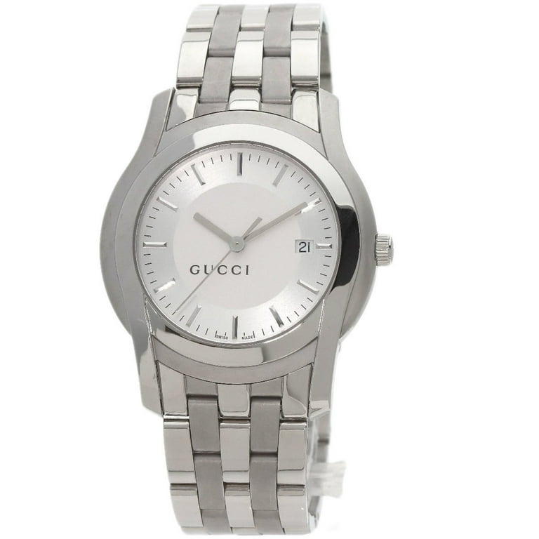 Gucci アナログ時計 5500 シルバー Pre-Owned Gucci 5500XL Watch Stainless Steel/SS Men's GUCCI (Good