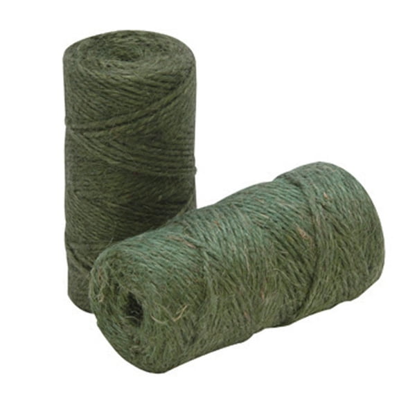Bond 200' Jute Twine Ties, Green