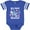 Football Blue and White, variant on Inktastic Will You Be My Valentine with Cute Shark and Hearts Boys or Girls Baby Bodysuit