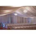 thumbnail image 3 of 120" Wide (10ft Wide) x 80 feet Roll - IVORY Sheer Voile Chiffon Fabric - Perfect for Draping Panels and Masking for Weddings & Events, 3 of 3