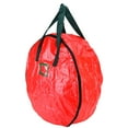 thumbnail image 4 of Sac de Rangement pour Couronne, Sac de Rangement de Noël Rond Rouge pour Maison pour Fête pour Bureau, 4 of 7