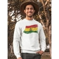 thumbnail image 2 of Flag Of Bolivia Sweatshirt Men -Image by Shutterstock, Male Small, 2 of 4