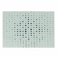 thumbnail image 1 of Abstract Cutting Board, Pop Art Style Illustration with Big and Little Dots Minimalist Half Toned Pattern, Decorative Tempered Glass Cutting and Serving Board, Small Size, Black White, by Ambesonne, 1 of 1