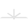 thumbnail image 4 of 96"W x 32"H x 2"D x 4"F, 8/12 Pitch, Kennewick Architectural Grade PVC Gable Bracket, 4 of 8