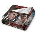 thumbnail image 5 of Stefan Salvatore Fleece Blanket Throw Blanket for Couch - Cozy Luxury Bed Blanket Microfiber and Throws for Sofa, 5 of 6