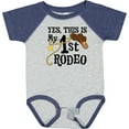 thumbnail image 3 of Inktastic Yes, This is My 1st Rodeo Cowboy Hat with Red Band, Lasso Boys or Girls Baby Bodysuit, 3 of 5