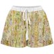 thumbnail image 3 of Mujeres Pantalones Cortos con Bolsillos Impresos Detalle Vendaje, Casual Y Suelto Ajuste Pantalones Cortos de las Mujeres para el Verano, 3 of 4