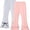 C-2 Packs, variant on 2-Pack Toddler Girls Flare Leggings: Cotton Bell Bottom Trousers with Elastic Waist, Durable for Playtime