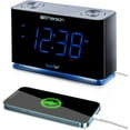 thumbnail image 5 of Emerson SmartSet Dual Alarm Clock Radio with Bluetooth Speaker, Large LED Display and Night Light, CKS1507, 5 of 11
