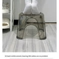 thumbnail image 3 of Bearachild Recepción de oficina en casa Reposapiés ergonómico Adultos debajo del escritorio Reposapiés para juegos de trabajo Taburete Conjuntos de muebles de sala de estar Gris blanco, 3 of 6