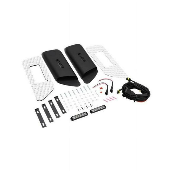 LED Hood Scoops for 2018 Jeep Wrangler JL - Set of 2