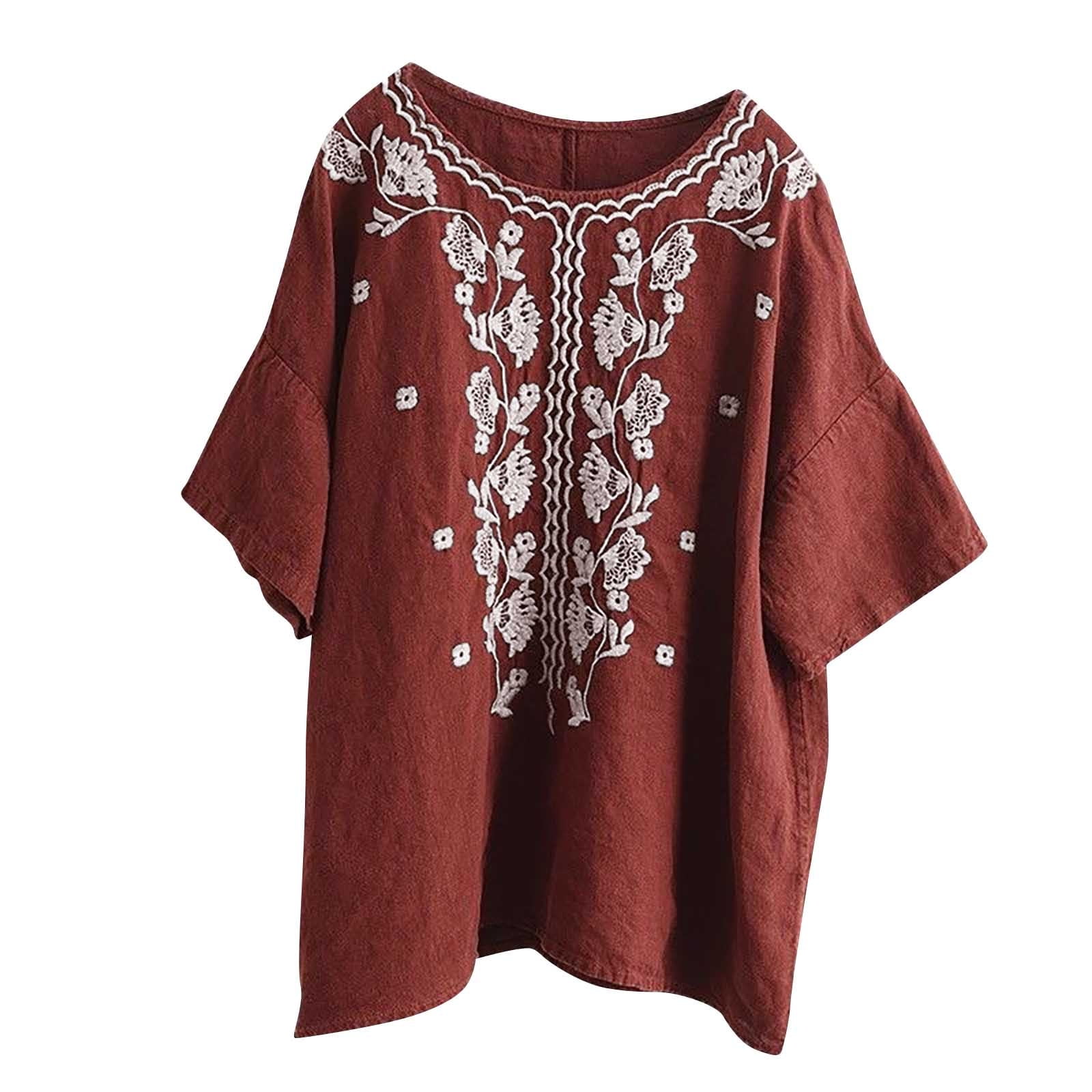2025ss 新品未使用Peasant Tunic 8y 2025ss 新品未使用Peasant Tunic 8y 2025 Embroidered Tops for Women
