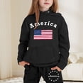 thumbnail image 2 of SJLDQY Toddler Boys Clothes Set Long Sleeve Pullover Hoodies Pants Rugby Letter Print Graphic 2Pcs Athletic Outfit Set Cozy Fall Winter Clothing, 2 of 4