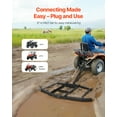 thumbnail image 6 of VEVOR Drag Harrow, 66" Width Tow Behind Drag Harrow, Q235 Steel Driveway Grader with Adjustable Bars & Pin Hitch, Support up to 50 lbs, Tractor Driveway Harrow for ATVs, UTVs, Garden Lawn Tractors, 6 of 9