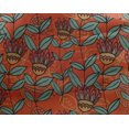 thumbnail image 4 of oneOone Georgette Viscose Orange Fabric Abstracts Sewing Craft Projects Fabric Prints By Yard 42 Inch Wide, 4 of 4