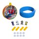 thumbnail image 1 of Pista flexible de juguete para niños con ventosas fuertes y 4 mini coches. Multiusos, ligera, portátil y flexible. Ideal para regalar. 4 metros (13 Azul, 1 of 9