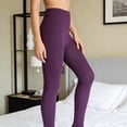 thumbnail image 4 of unbranded Leggings De Mujer En Morado Material Premium Y Tacto Delicado, 4 of 8