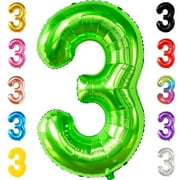 KatchOn Giant Rainbow Number 1 Balloon - 40 Inch | Number One Balloon for 1st Birthday Decorations for Girl | Galaxy 1 number Balloons | First Birthday Decorations for Girl