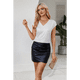 thumbnail image 4 of Tops de Corta con Lentejuelas y Cuello en V para Mujer, Camiseta Sin Mangas Elástica Brillante, Color M, 4 of 9
