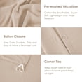 thumbnail image 4 of Duvet Covers (Khaki, Queen, 4 of 10