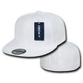 thumbnail image 2 of Decky RP1-PL-WHT-27 Casquette Rétro Ajustée, Blanc, Taille 7,5, 2 of 3