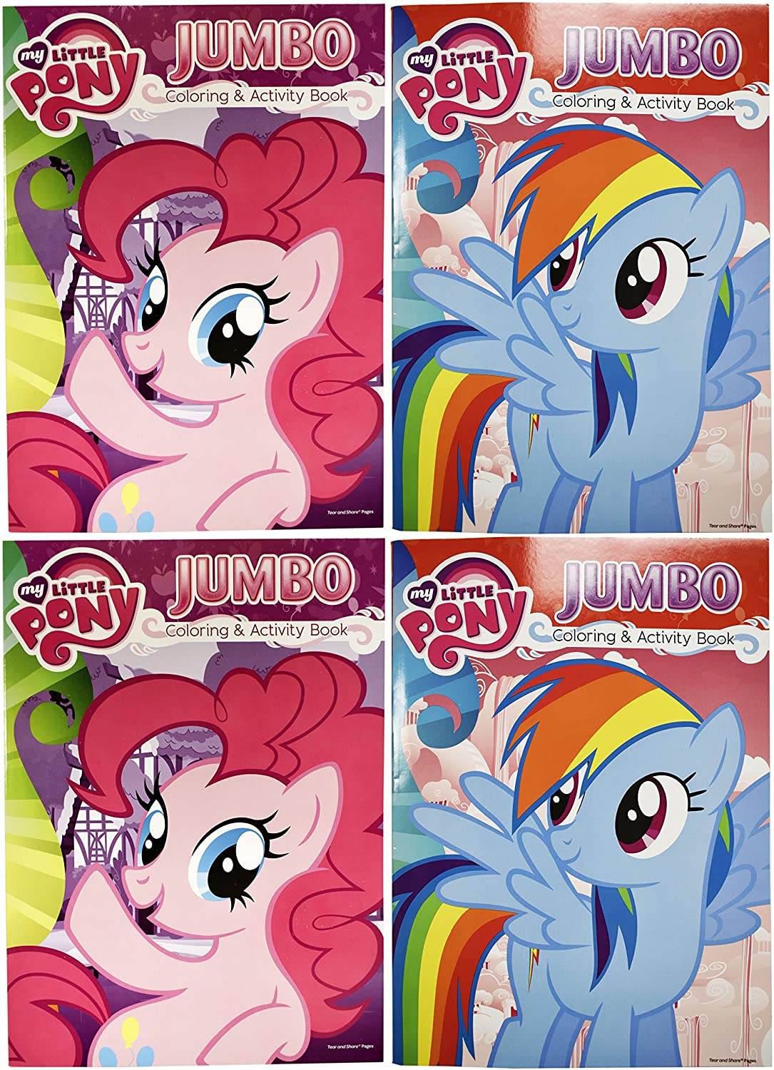 My Little Pony Jumbo Coloring & Activity Book 96 Pages w Home & Garden