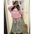thumbnail image 3 of Casual Wide Leg Pants for Women Baggy Barrel Sweatpants Elastic Waist Lantern Trouser Pants, 3 of 7