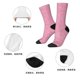 thumbnail image 5 of Fotbe Glitter Pink Calcetas Largas con Estampado para Hombre y Mujer – Calcetas de Compresión Transpirables y Elásticas, Viajar y Uso Diario Talla 5-11, 5 of 6