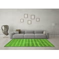 thumbnail image 3 of Ahgly Company Indoor Rectangle Abstract Green Modern Area Rugs, 5' x 7', 3 of 4