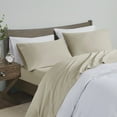 thumbnail image 2 of Madison Park Deep Pocket Queen Size Pima Cotton Sheets Set in Beige, 2 of 8