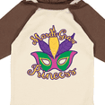 thumbnail image 4 of Inktastic Mardi Gras Princess Girls Long Sleeve Baby Bodysuit, 4 of 5