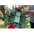 thumbnail image 6 of Sympathy Silks Artificial Christmas Cemetery Flowers 30" Red Poinsettias Saddle for Headstone, 6 of 8
