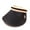 c_Black, variant on Women's Straw Sun Visor Hat Wide Brimmed Summer Sun Protection Beach Cap Korean Style