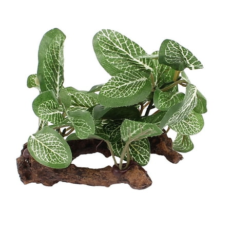 Ceramic Root Shape Base Plastic Sea Weeds Grass Aquarium Plants (Best Root Tabs For Planted Tank)