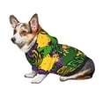 thumbnail image 6 of Goofa Mardi Gras7 Pattern Small Dog Sweater Hoodies Pet Grey Hooded Soft Fleece Sweatshirts with Pocket Fall Winter Puppy Cat Sweaters Warm Clothes-X-Small, 6 of 8