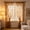 Yellow, variant on Lace Curtains Floral Sheer Curtains,for Living Room Vintage Leaf Knitted Lace Sheer Curtain